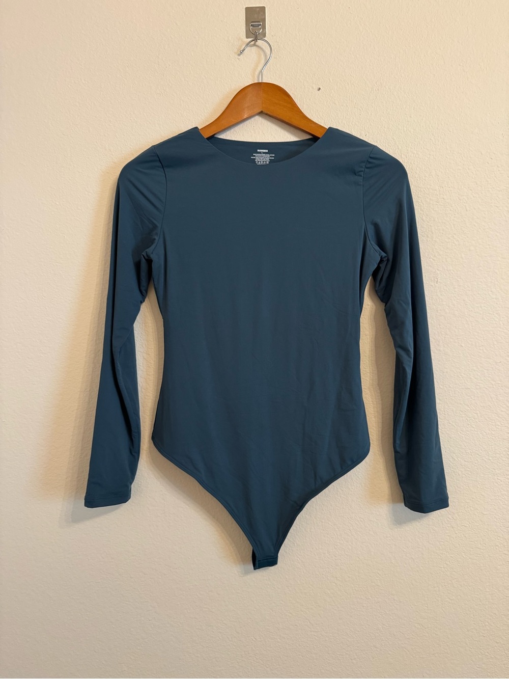 New SUUKSESS Long Sleeve Bodysuit Blue L